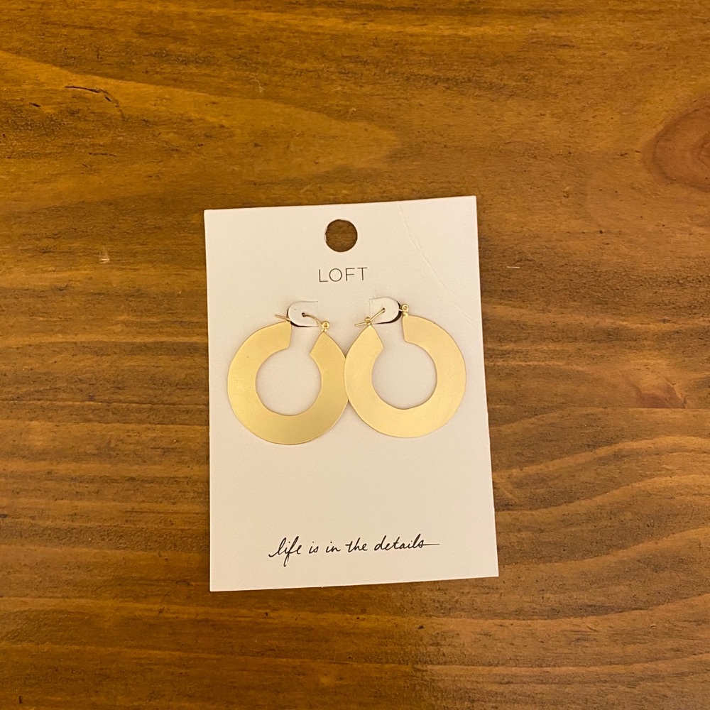 Loft flat hoop earring - Picture 6 of 7